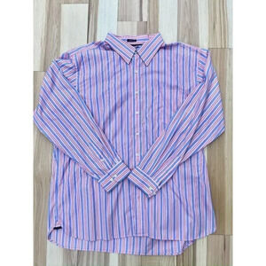 Gap Classic Fit Mens Dress Shirt Stripe XXL